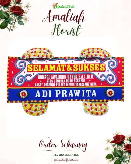 Papan Bunga Ucapan Selamat Purwodeso